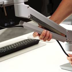 FELLOWES Brazo para monitor Tallo Modular® 1FM Plata 8613501