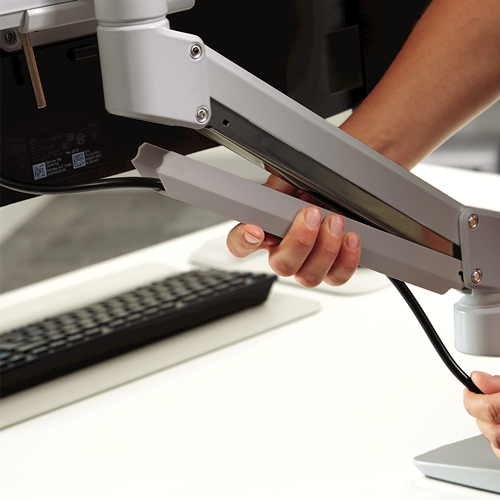 FELLOWES Brazo para monitor Tallo Modular® 1FM Plata 8613501