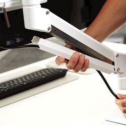 FELLOWES Brazo para monitor Tallo Modular® 1M Blanco 8616201