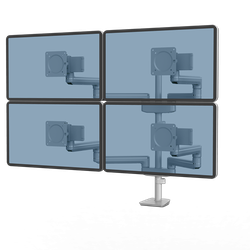 FELLOWES Brazo para monitor Tallo Modular® 4FFS Plata 8610201