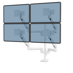 FELLOWES Brazo para monitor Tallo Modular® 4FMS Blanco 8610401