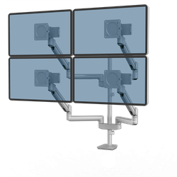 FELLOWES Brazo para monitor Tallo Modular® 4FMS Plata 8610501