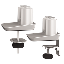 FELLOWES Brazo para monitor Tallo Modular® 4FMS Plata 8610501
