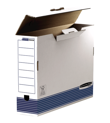 FELLOWES Caja de archivo definitivo A3 100mm Azul 0023601