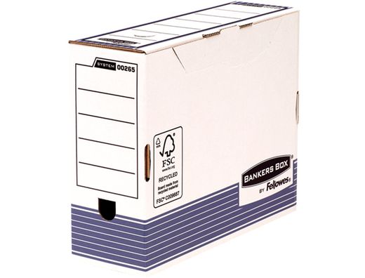 FELLOWES Caja de archivo definitivo A4 100mm Azul 0026501