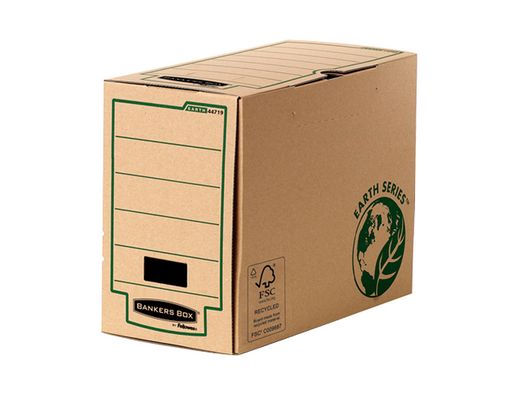 FELLOWES Caja de archivo definitivo folio 150mm con montaje manual 4471901