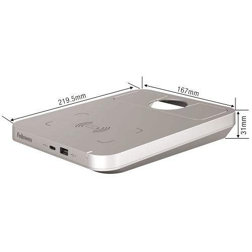 FELLOWES Cargador inalámbrico Tallo® Blanco 7502601