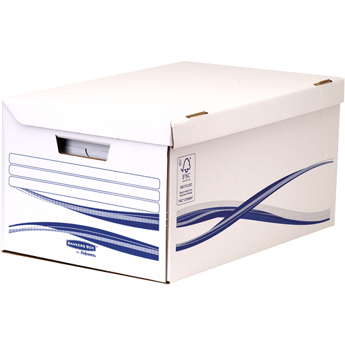 FELLOWES Contenedor de archivo resistente con tapa fija 4460502