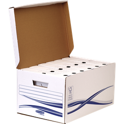 FELLOWES Contenedor de archivo resistente con tapa fija 4460502