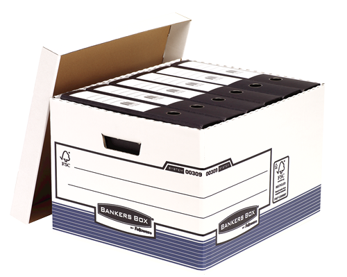 FELLOWES Contenedor de archivos tamaño folio Azul 0030901