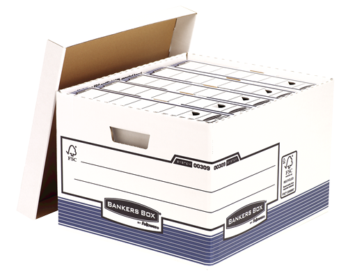 FELLOWES Contenedor de archivos tamaño folio Azul 0030901