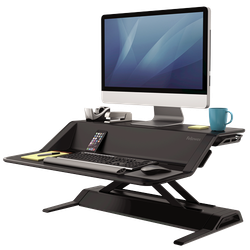 FELLOWES Estación de trabajo Sit-Stand Lotus Negro 0007901