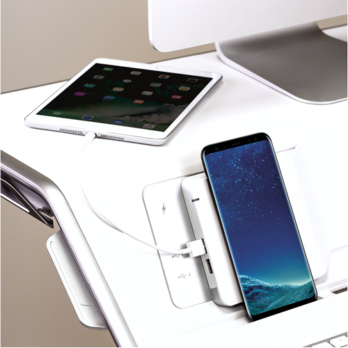 FELLOWES Estación de trabajo Sit-Stand Lotus® DX Blanco 8081101