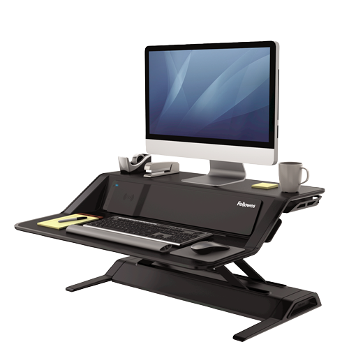 FELLOWES Estación de trabajo Sit-Stand Lotus® DX Negro 8081001