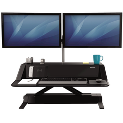 FELLOWES Estación de trabajo Sit-Stand Lotus® DX Negro 8081001