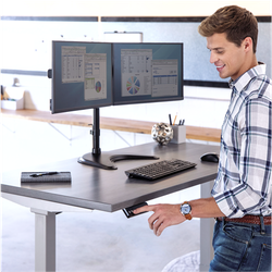 FELLOWES Estructura metálica para mesa regulable en altura Cambio® (no incluye Tablero, transporte ni instalación) 9694001
