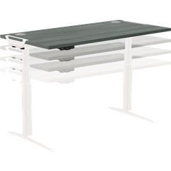 FELLOWES Estructura metálica para mesa regulable en altura Levado® Blanco (no incluye tablero, transporte ni instalación) 9747001