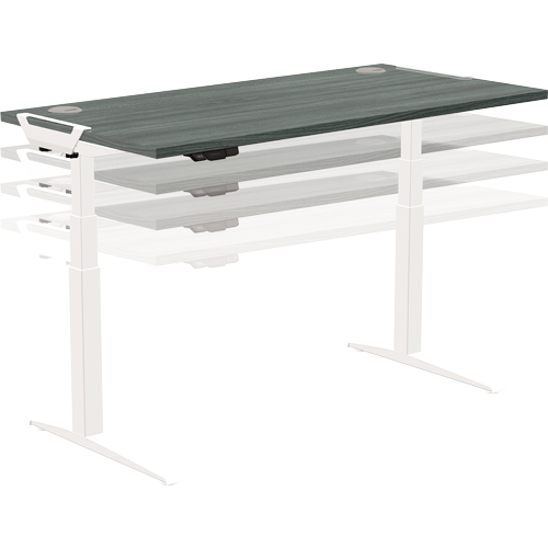 FELLOWES Estructura metálica para mesa regulable en altura Levado® Blanco (no incluye tablero, transporte ni instalación) 9747001