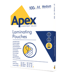 FELLOWES Funda Plastificar 125 Mic. Brillo A4 Pack 100 6003501