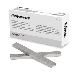 FELLOWES Grapa 26/6 - Carga media - Caja de 5000 5117601
