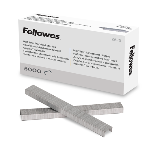 FELLOWES Grapa 26/6 - Carga media - Caja de 5000 5117601