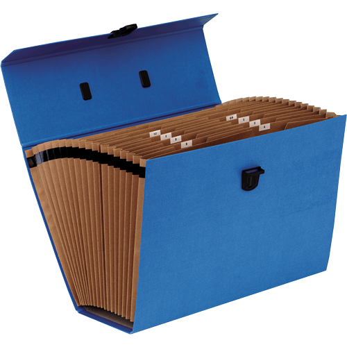 FELLOWES Maletín clasificador acordeón Azul 9352201