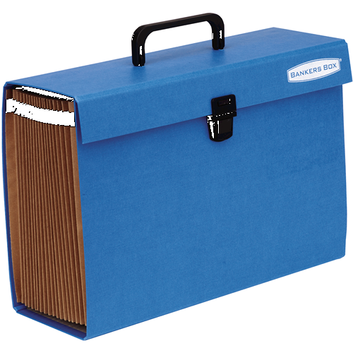 FELLOWES Maletín clasificador acordeón Azul 9352201