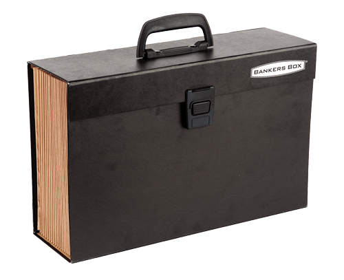 FELLOWES Maletín clasificador acordeón Negro 9352101