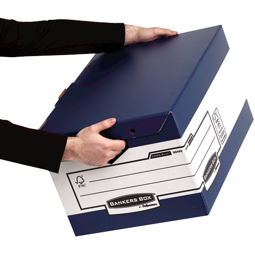 FELLOWES Maxi contenedor de archivo con asas ergonómicas 0048901