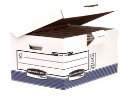 FELLOWES Maxi contenedor de archivos con tapa fija Azul 1141501