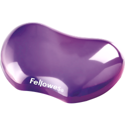 FELLOWES Mini reposamuñecas flexible gel Crystal® Violeta 91477-72