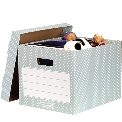 FELLOWES Pack 4 contenedores de archivo Verde/Blanco 4481301