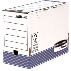 FELLOWES Pack de 10 Cajas de archivo definitivo A4+ 150mm Azul 1131002