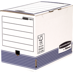 FELLOWES Pack de 10 Cajas de archivo definitivo A4+ 2000mm Azul 1131102