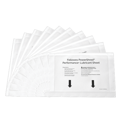 FELLOWES Pack de 10 hojas lubricantes de aceite vegetal 4025601