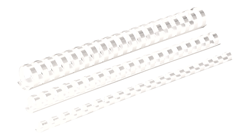 FELLOWES Pack de 100 canutillos Blancos 6 mm 5345005