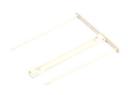 FELLOWES Pack de 100 Fasteners de plástico Pro Clip Blanco (100mm) 0089701
