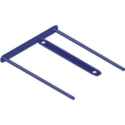 FELLOWES Pack de 100 Fasterners de plástico D-Clip Azul 1189401