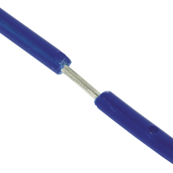 FELLOWES Pack de 100 Fasterners de plástico D-Clip Azul 1189401