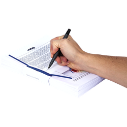 FELLOWES Pack de 100 Fasterners de plástico D-Clip Azul 1189401