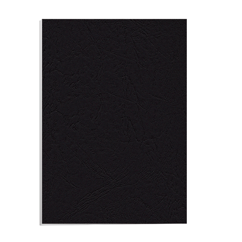 FELLOWES Pack de 100 portadas PP Negro A4 450 micras 54772