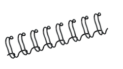 FELLOWES Pack de 100 wires Negro 12 mm 53273