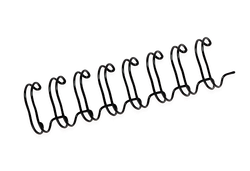 FELLOWES Pack de 100 wires Negro 14 mm 53277