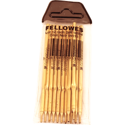 FELLOWES Pack de 12 recargas bolígrafo color Negro 0911502
