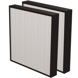 FELLOWES Pack de  2 Filtros HEPA 50mm con tratamiento antimicrobiano para AeraMax Pro AM3 y AM4 9416602