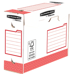 FELLOWES Pack de 20 Cajas de archivo definitivo A4+ 100MM extra resistente Rojo 4474102