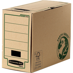 FELLOWES Pack de 20 Cajas de archivo definitivo A4+ 150mm Marrón con montaje manual 4473202