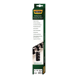 FELLOWES Pack de 25 canutillos Blancos 6 mm 5330003