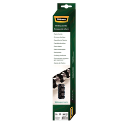 FELLOWES Pack de 25 canutillos Negros 8 mm 5330702