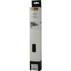 FELLOWES Pack de 25 espirales metálicas Negras 10 mm 6001002
